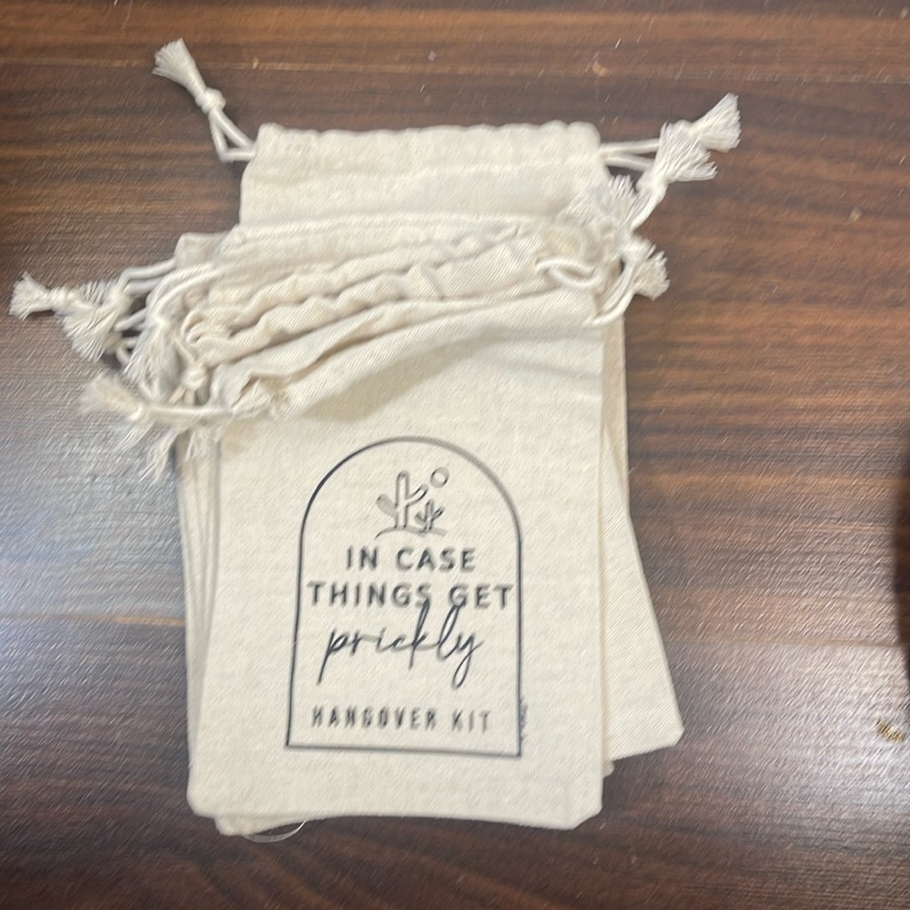 Incase things get prickly hangover kit